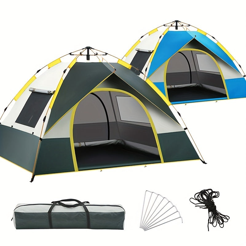 4 Person Pop Up Camping Tent Waterproof & Windproof