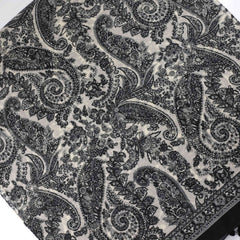 Floral Print Scarf Boho Tassel Shawl Classic Head Wrap