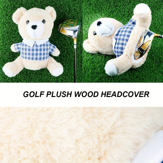 Golf Wooden Rod Head Protector Plush Cover Gift