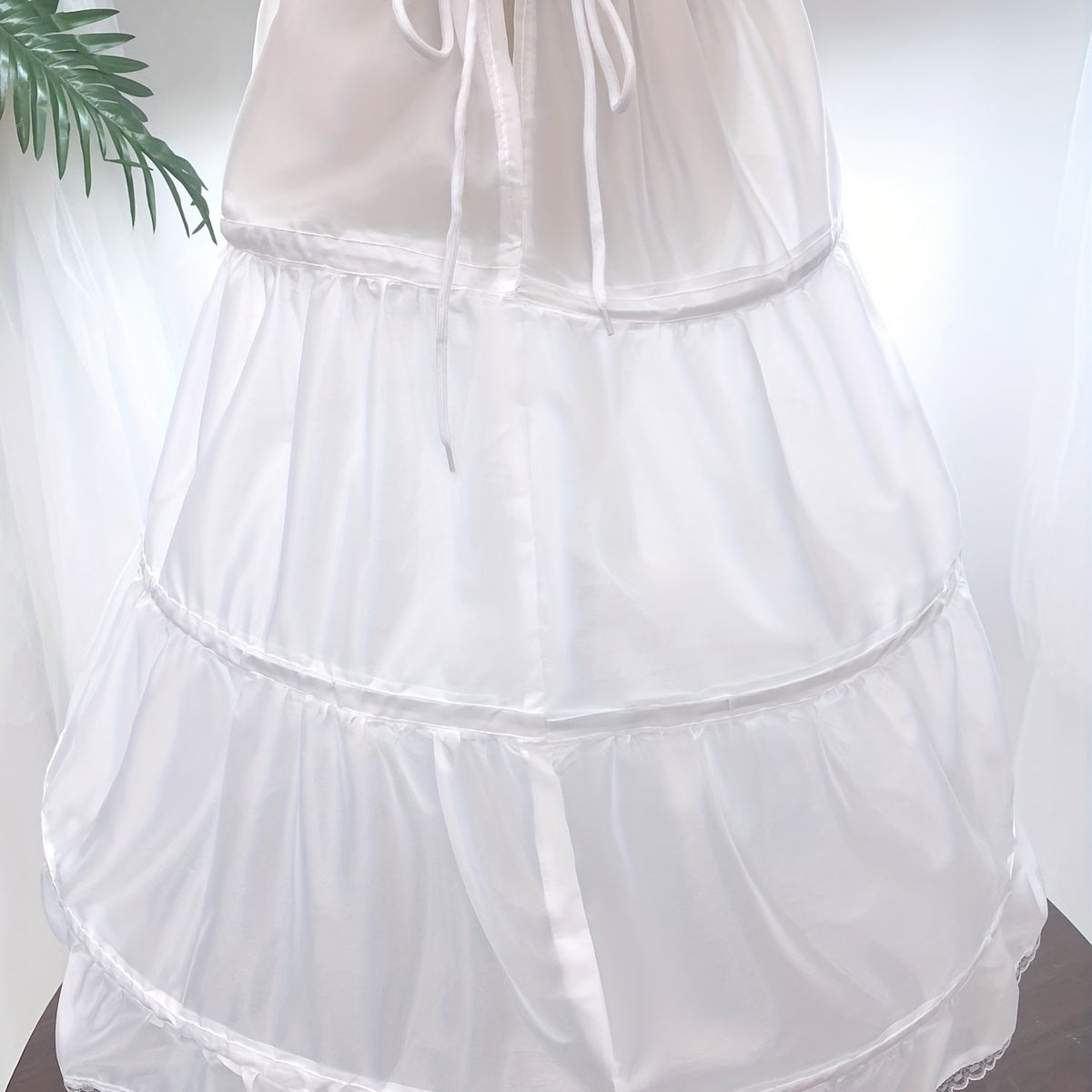 Girls Princess Skirt With 3 Hoops Supporter Long Skirt