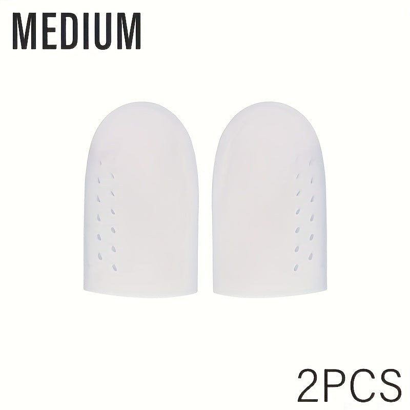 Soft Gel Toe Caps for Big Toe - Breathable Silicone Toe Protector Sleeves