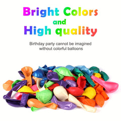 240pcs Assorted 30-48 cm Rainbow Latex Balloons for Party Decoration