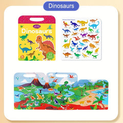Reusable Sticker Books Educational Toys
