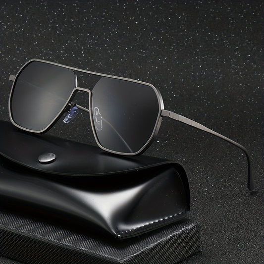 Men's Large Frame Polarized Sunglasses Classic Aluminum Magnesium Sun