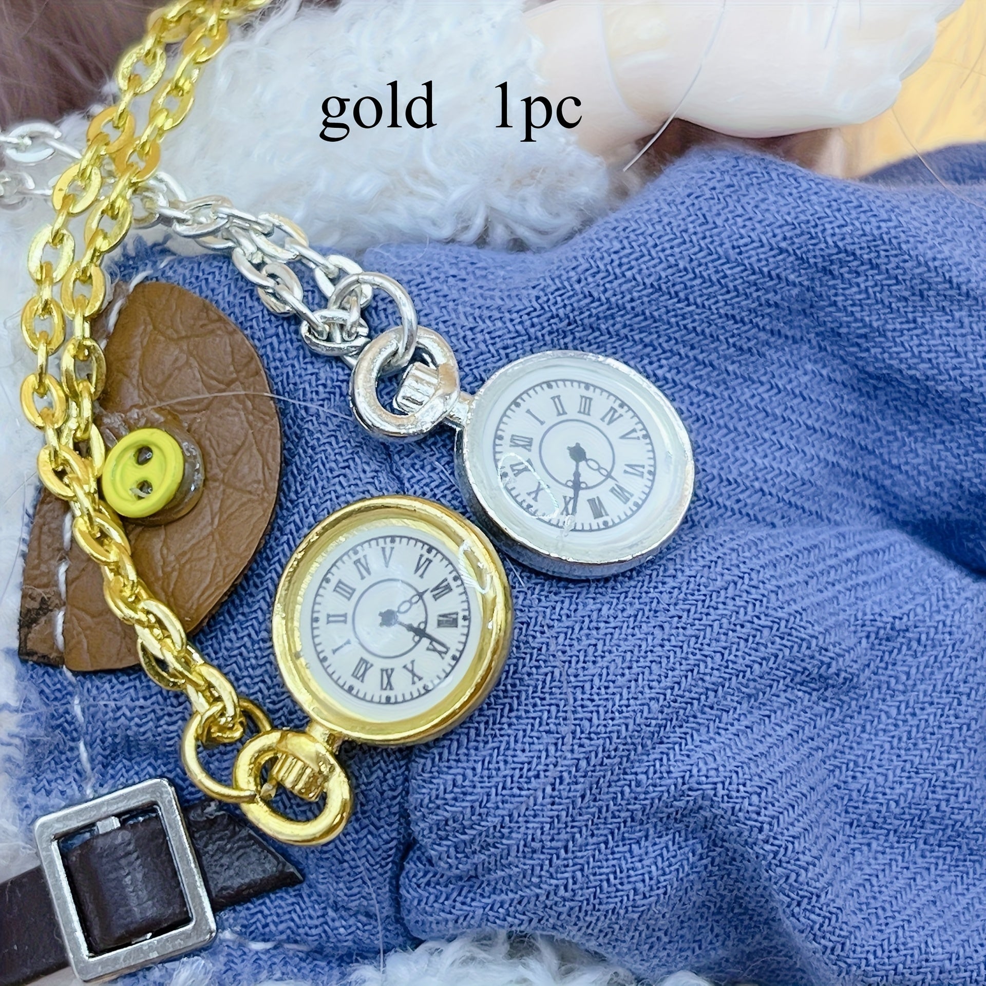 Mini Pocket Watch Doll House Accessory