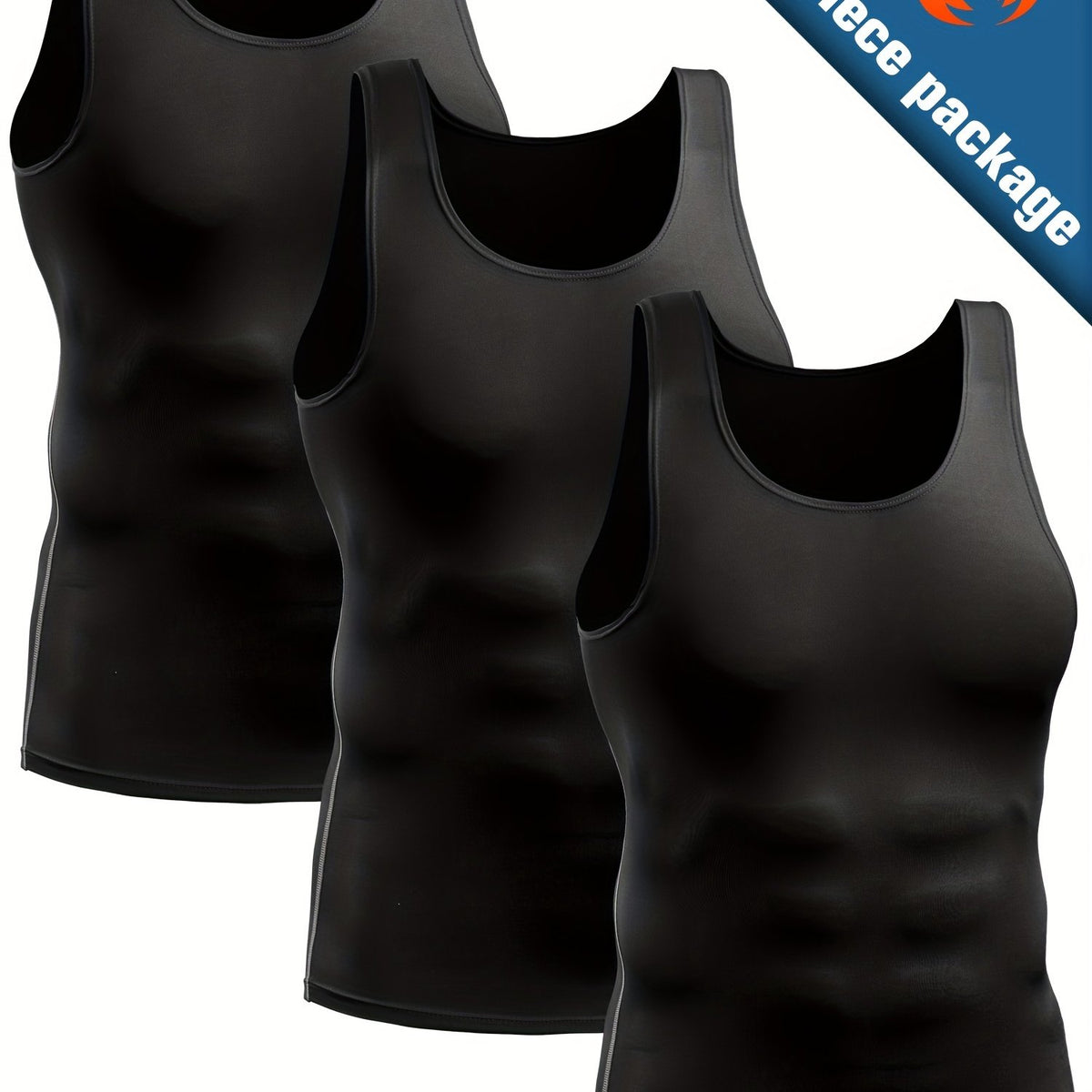Men's Sleeveless High Stretch Base Layer Tank Top