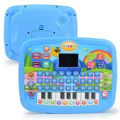 Interactive Kids Learning Tablet with LED Screen Alphabet Numbers Words & Music