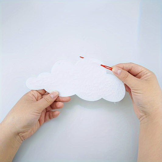 2 Pack Cloud Garland Cloud Felt Banner Cloud Wall Decor Cloud Baby Shower
