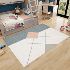 Fluffy Faux Wool Area Rugs Modern Large Carpet Non-slip Machine Washable
