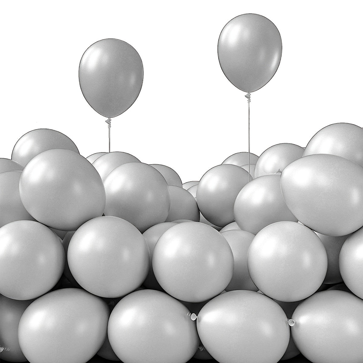 40pcs Gray Latex Balloons for Balloon Garland or Arch