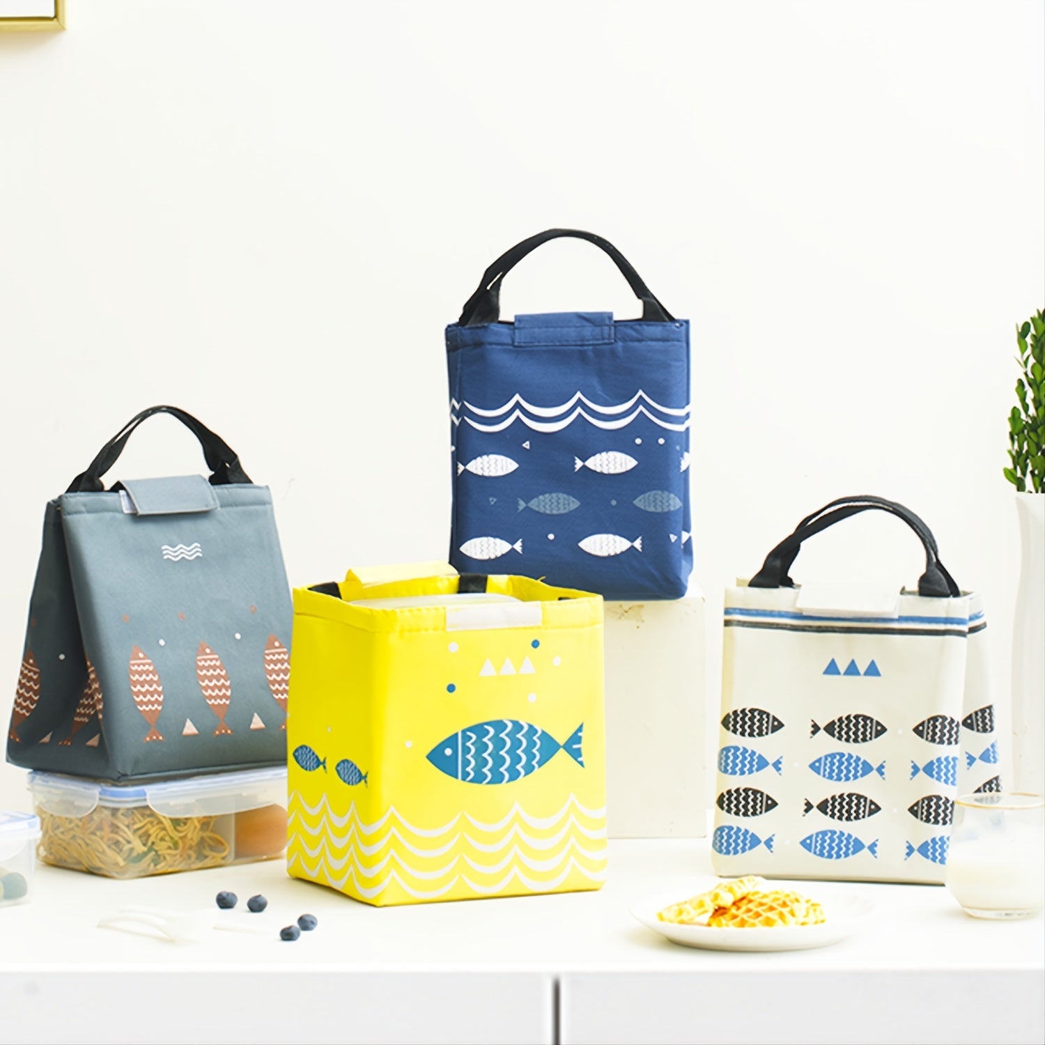 Insulated Lunch Bag Leakproof Freezable School Office Picnic