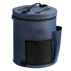 Needle Storage Bag Yarn Storage Large Capacity Knitted Handbag Crossbody Bag