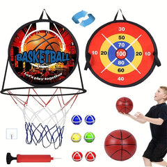 Portable Foldable Basketball Frame 35x56 cm Outdoor Party Game Toy