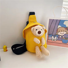 Cute Bear Cartoon Crossbody Bag for Girls