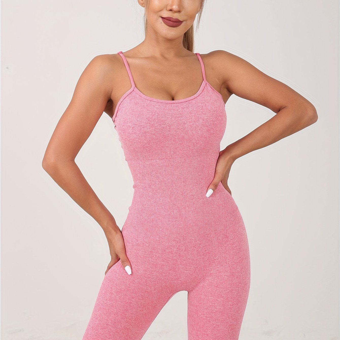 Sleeveless Sports Jumpsuit Quick Drying Yoga Bodysuit Women's Activewear