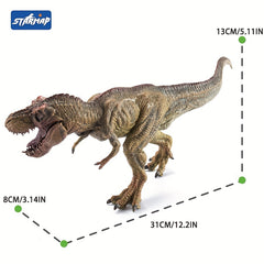 Large Roaring T-Rex Dinosaur Toy 30&rdquo; Realistic Details & Movable Chomping Jaws