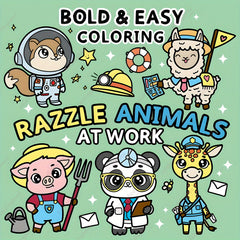 Deluxe Edition Animal Painting Coloring Book 20 Pages