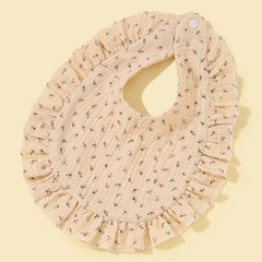 Baby Heart Flower Waterproof Snap Button Water Towel