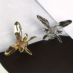 Alloy Butterfly Hair Claw Y2K Ponytail Holder