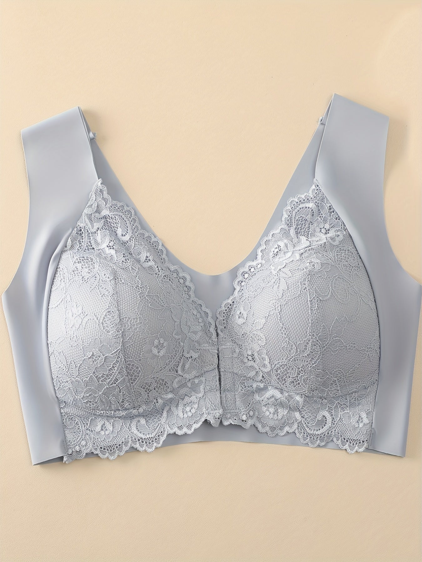  Bra Women's Plus Front Close Wide Strap Full Coverage