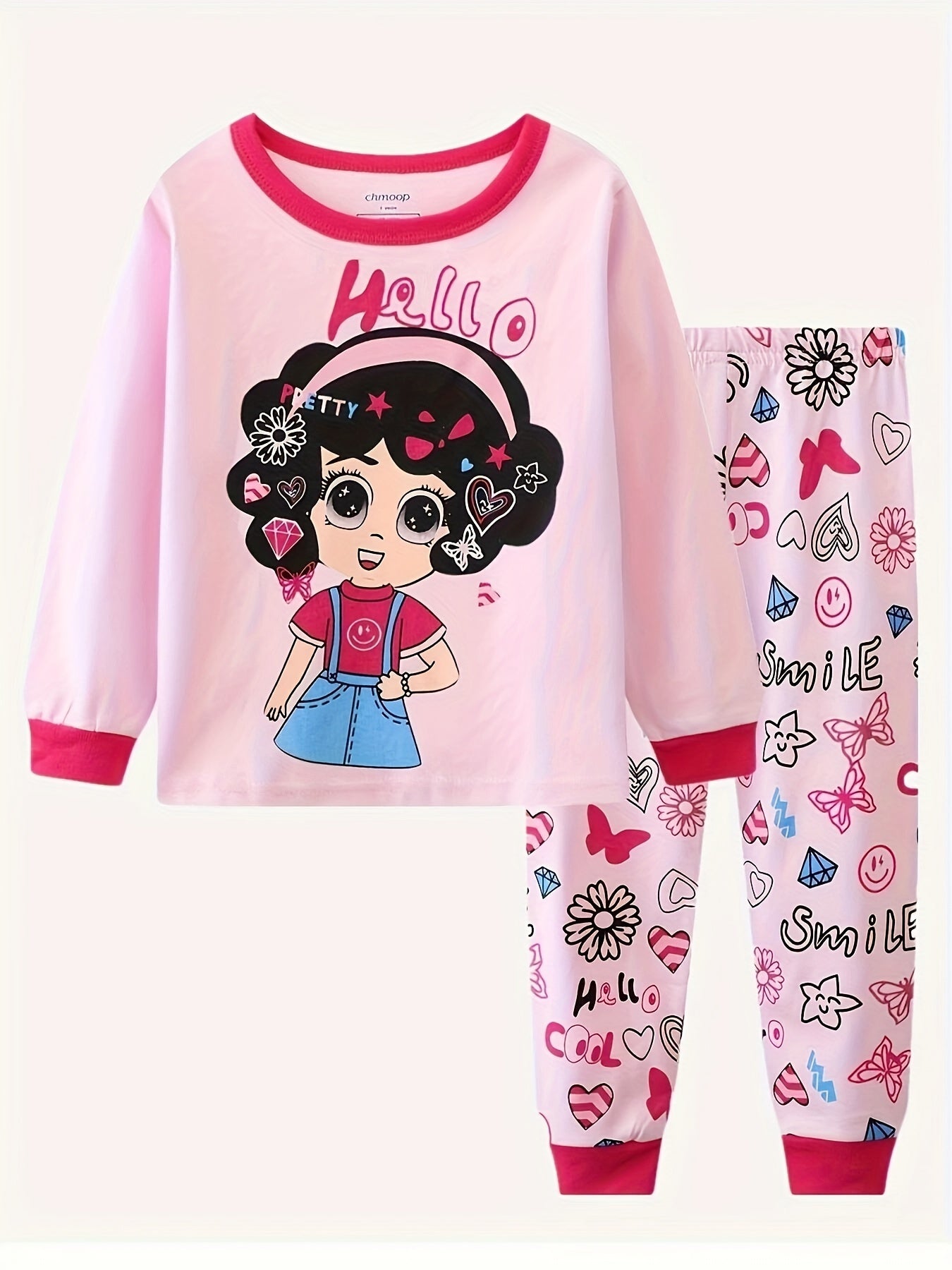 Rainbow Unicorn Kid's Pajamas 2Pc Set