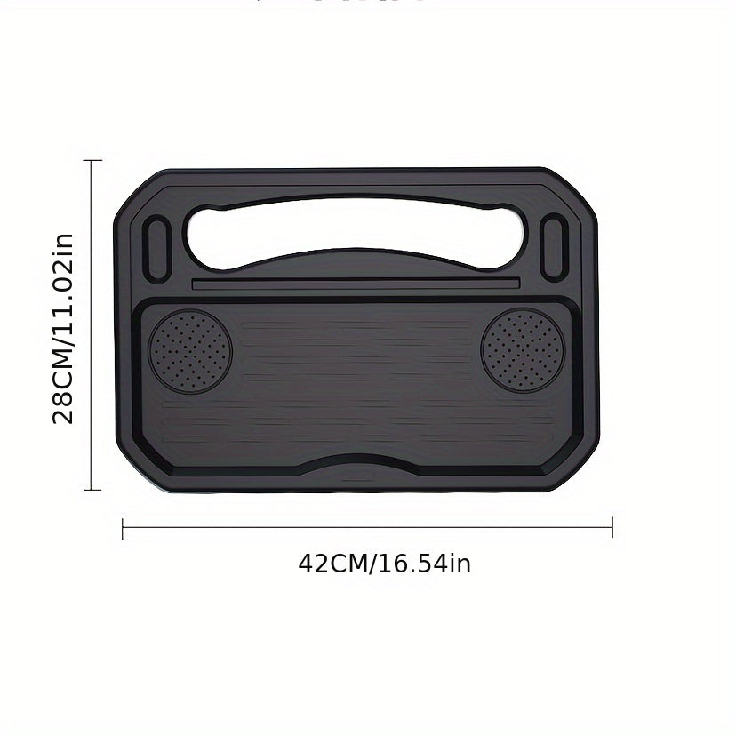 Car Dinner Plate Tray Steering Wheel Computer Desk Shelf Functional Card Table