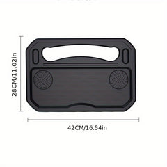 Car Dinner Plate Tray Steering Wheel Computer Desk Shelf Functional Card Table