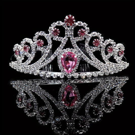 Crystal Headband Rhinestone Crown Wedding Hair Accessories