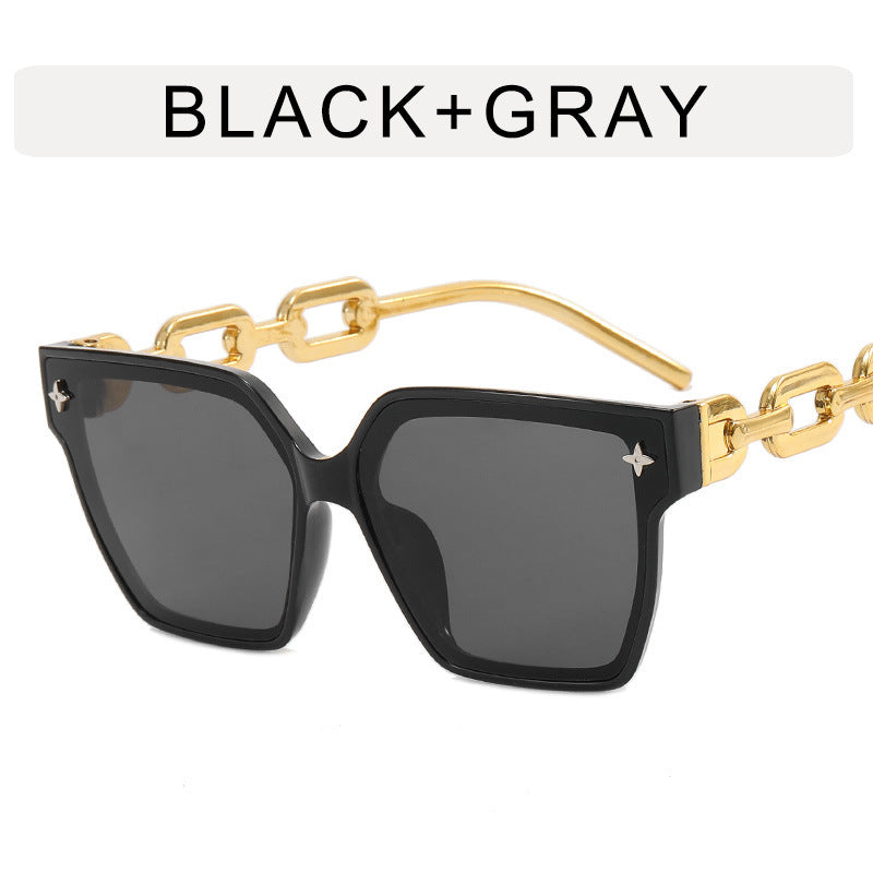 Oversized Square Sunglasses for Women Large Frame UV Protection Glasses