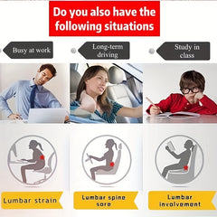Car Backrest Seat Cushion Cover Wood Bead Summer Cushion Car Seat Lumbar Support