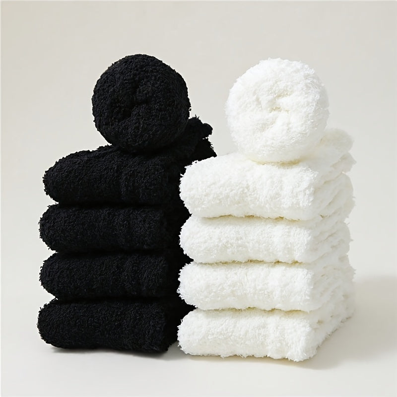 12 Pairs Cozy Fuzzy Socks Women's Stockings & Hosiery