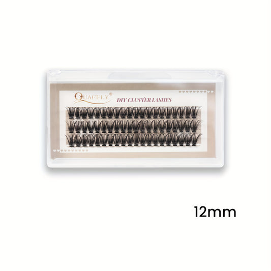 60Pcs DIY Eyelash Extensions 40P C Curling 10 12 14mm Fluffy & Long Cluster Fals