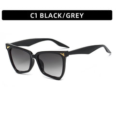 Colorful Irregular Cat's Eye Sunglasses for Women