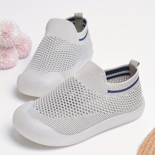 Baby Girls Casual Breathable Slip On Walking Shoes