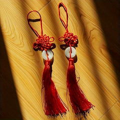 Red Knot Jade Tassel Year Decorations Spring Lantern