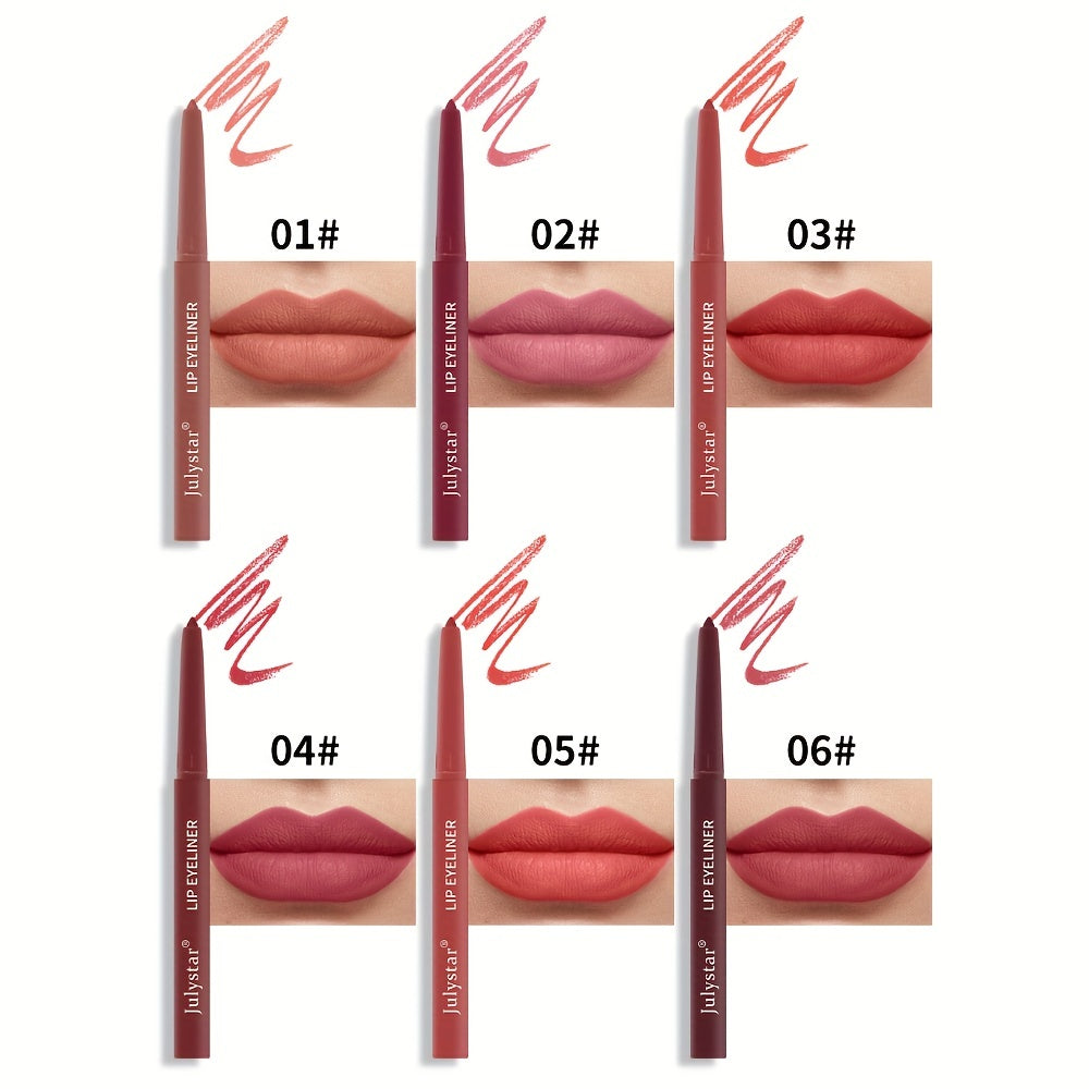 Waterproof Auto Lip Liner Matte Finish Long Lasting Lipstick Pen
