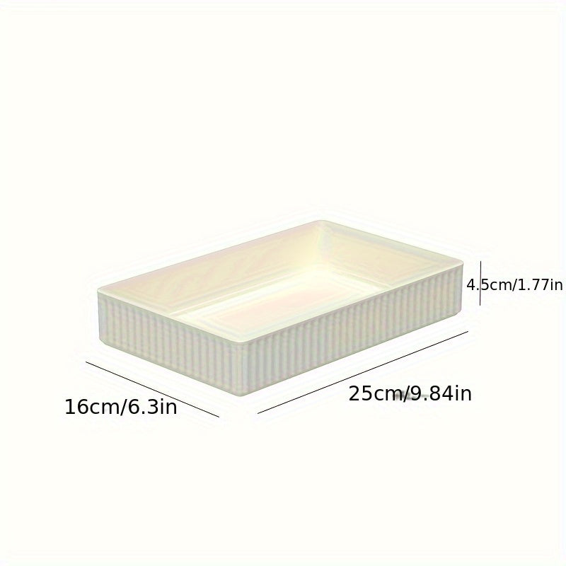 Light Storage Tray Desk Office Debris Storage Box Divided Drawer Storage Tra