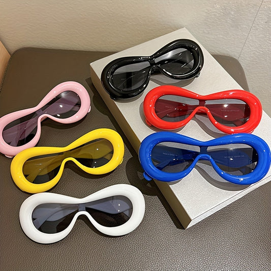 Y2K Oval Sunglasses Cat Eye Candy Shades