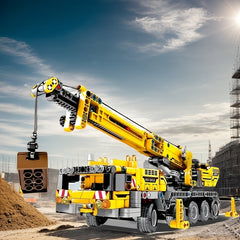 1008pcs City Crane Construction Set Urban Series Engineering Vehicle Building