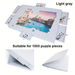 Portable Puzzle Board 1000pcs with Drawer Storage