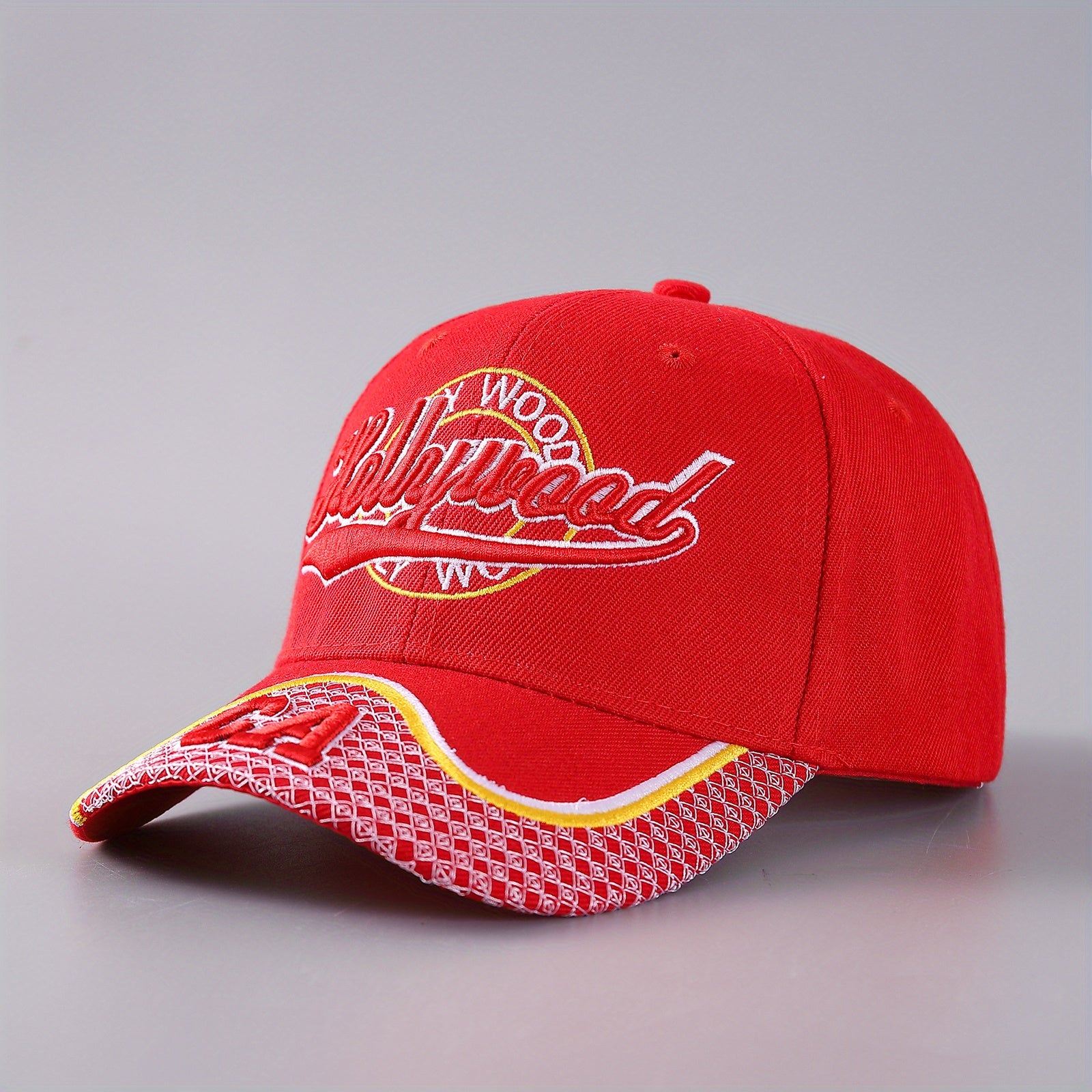 Men's Embroidered Baseball Cap Duck Tongue Brim