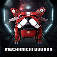 Mechanical Bulldog Building Blocks Flexible Joints & Wings Home Decoration Gift