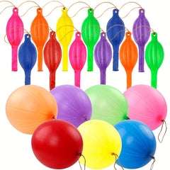 80pcs Punch Balloons Assorted Heavy Duty Party Favors Bounce Balloons