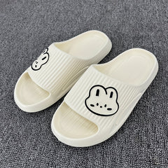 Men's Rabbit Bunny Slides Non Slip Walking Shoes