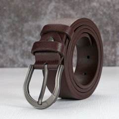 Men's Zinc Alloy Buckle Belt for Party Holiday Clothing