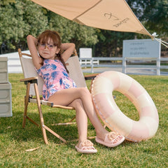 Kids Striped Swimming Ring: Safe & Stylish Pool Accessory