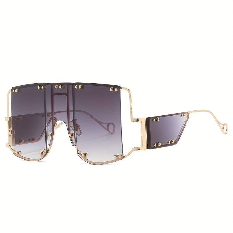 Men's Square Frame Sunglasses UV Protection