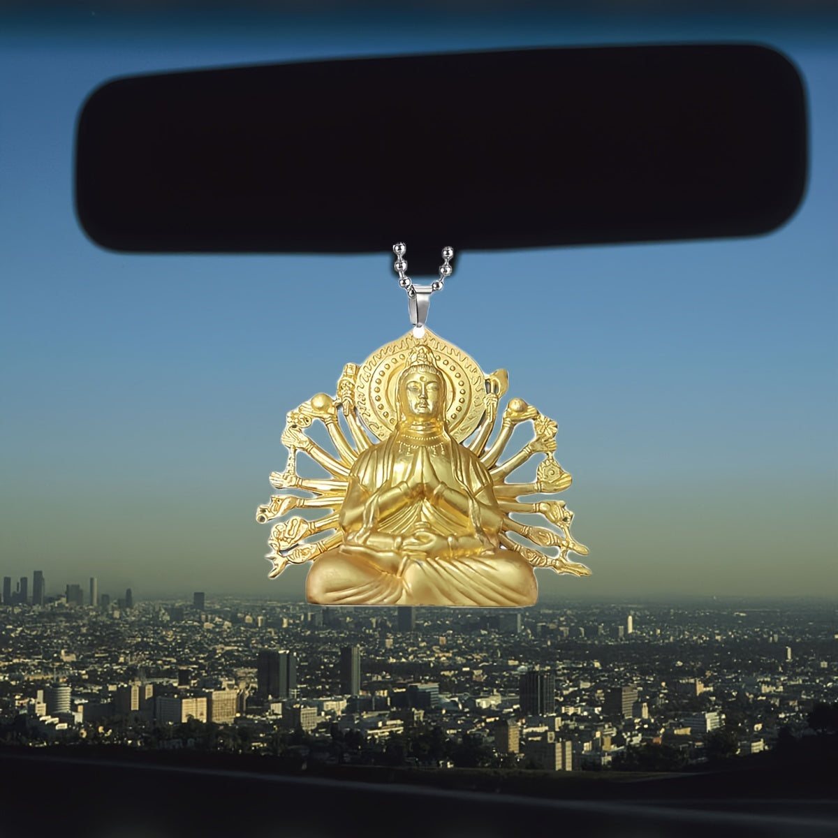 Buddhist Thousand Handed Avalokitesvara Car Pendant