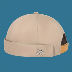 Men's Street Retro Iron Standard Beanie Hat