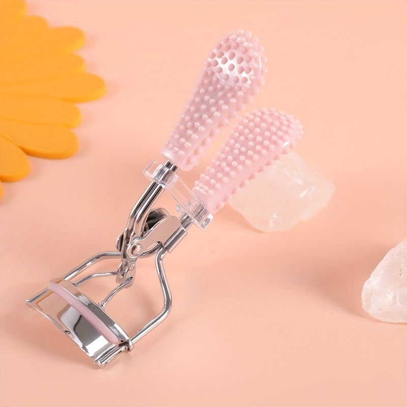 Stainless Steel Eyelash Curler With Non Slip Handle